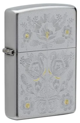 Boyalı Çiçek Deseni