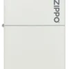 Classic Beyaz Mat Zippo Logosu