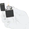 Classic Black Crackle® Zippo Logosu