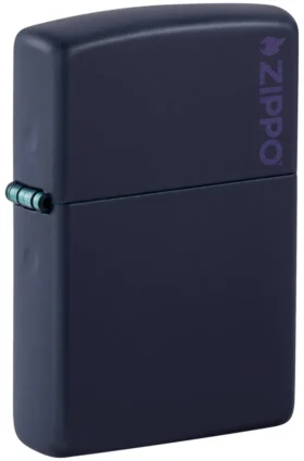 Classic Donanma Mavisi Mat Zippo Logosu