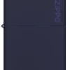 Classic Donanma Mavisi Mat Zippo Logosu