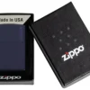 Classic Donanma Mavisi Mat Zippo Logosu