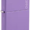 Classic Dumanlı Lavanta Renkli zippo Logosu