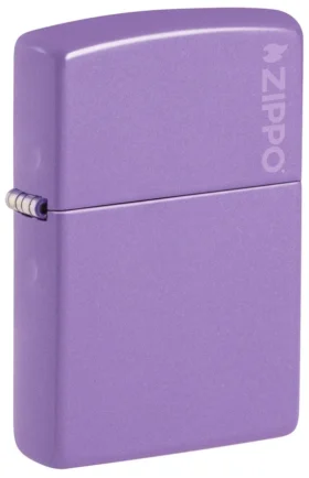 Classic Dumanlı Lavanta Renkli zippo Logosu