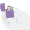 Classic Dumanlı Lavanta Renkli zippo Logosu