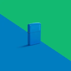 Classic Gök Mavisi Mat Zippo Logosu