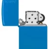 Classic Gök Mavisi Mat Zippo Logosu