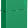 Classic Çim Yeşili Mat zippo Logosu
