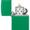 Classic Çim Yeşili Mat zippo Logosu