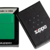 Classic Çim Yeşili Mat zippo Logosu