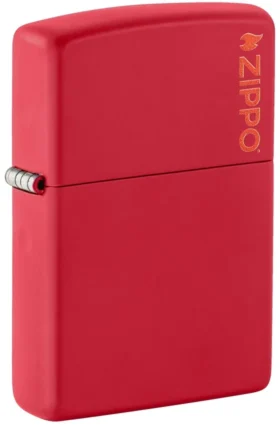 Classic Kırmızı Mat Zippo Logosu