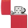 Classic Kırmızı Mat Zippo Logosu