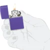 Classic Mor Mat Zippo Logosu