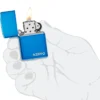 Classic Parlak Mavi Zippo Logosu