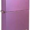 Classic Parlak Mor Zippo Logosu