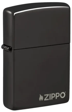 Classic Parlak Siyah Zippo Logosu