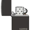 Classic Parlak Siyah Zippo Logosu
