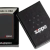Classic Siyah ve Kırmızı zippo