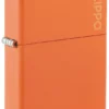 Classic Turuncu Mat Zippo Logosu