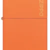 Classic Turuncu Mat Zippo Logosu