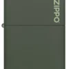 Classic Yeşil Mat zippo Logosu