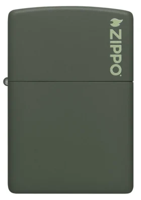 Classic Yeşil Mat zippo Logosu