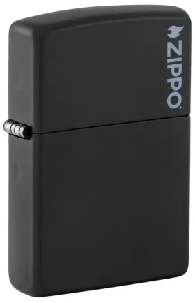Classic Zippo Logolu Mat Siyah