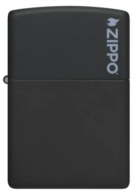 Classic Zippo Logolu Mat Siyah