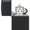 Classic Zippo Logolu Mat Siyah