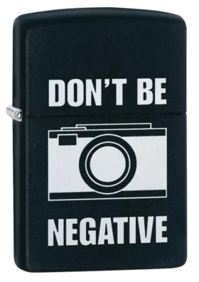“Don’t Be Negative” Tasarımı