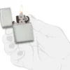 Fırçalanmış Sterling Silver