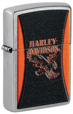 Harley-Davidson® Deri Kaplamalı Kartal Tasarımı