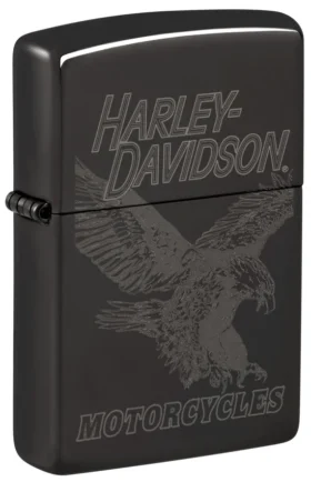 Harley-Davidson® Tek Renkli Kartal Tasarımı