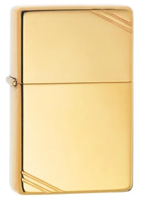 Çizgili High Polish Brass Vintage