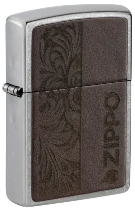 Kahverengi Deri Amblem – zippo Tasarımı