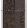 Kahverengi Deri Amblem – zippo Tasarımı