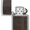 Kahverengi Deri Amblem – zippo Tasarımı