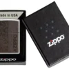 Kahverengi Deri Amblem – zippo Tasarımı