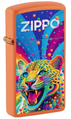 Leopar Desenli Zippo
