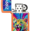 Leopar Desenli Zippo