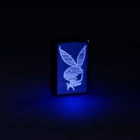 Playboy Siyah Işık Tavşan Tasarımı