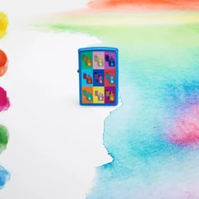Pop Art zippo tasarımı