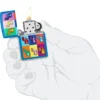 Pop Art zippo tasarımı