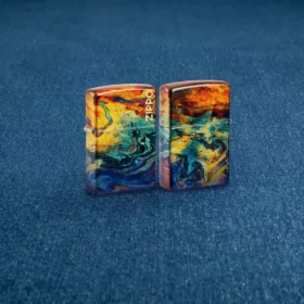 Renkli zippo tasarımı