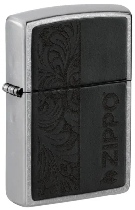 Siyah Deri Amblem – zippo Tasarımı