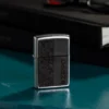 Siyah Deri Amblem – zippo Tasarımı