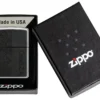 Siyah Deri Amblem – zippo Tasarımı