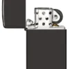 Slim® Parlak Siyah zippo Logolu