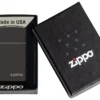 Slim® Parlak Siyah zippo Logolu