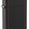 Slim® Siyah Mat, Kırmızı Kenarlı